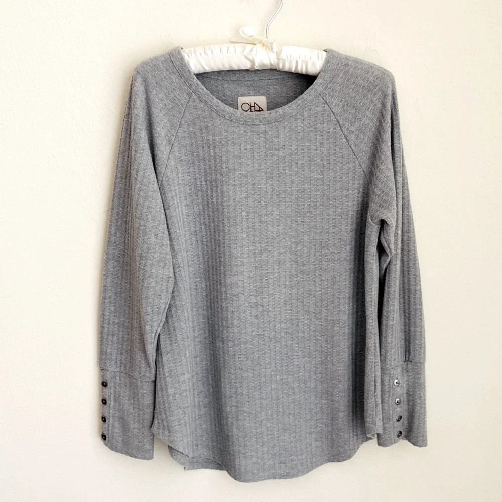 Chaser Waffle Knit Long Sleeve Shirt